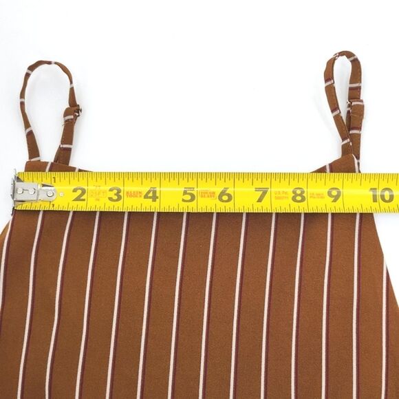 Urban Outfitters Striped Square-Neck Wide Leg  Striped Jumpsuit Women's Small - Picture 6 of 9